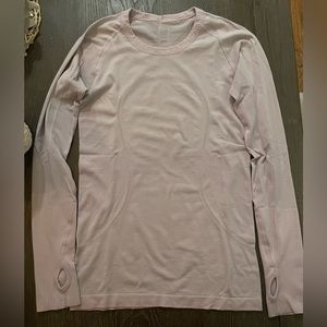 Lululemon Swiftly Tech Long Sleeve Light Purple Size 6